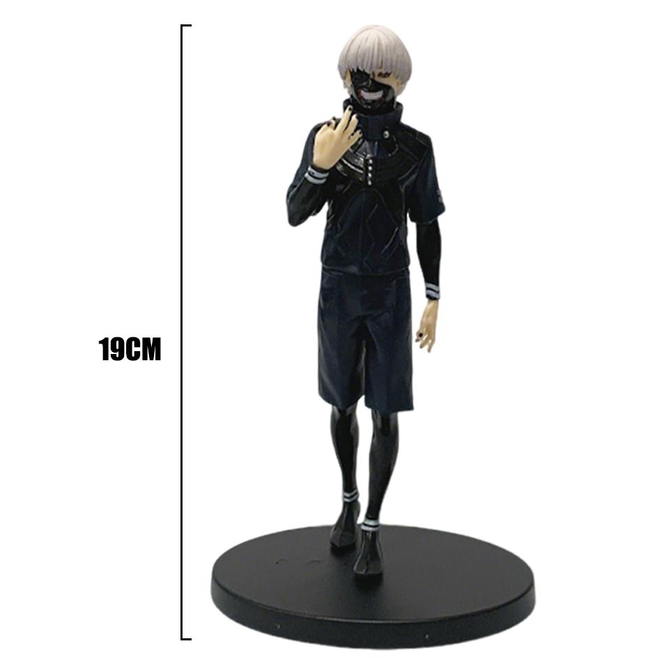 19cm In Stock Anime Tokyo Ghoul Kaneki Ken Action Figure Model Toys Collection Gift Poseable Articulated Scale Detailed Movable Collectible