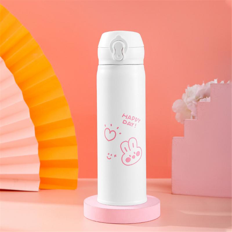 Wasserflasche Großvolumig Kleiner Bär Frisch Und Niedlich Thermokühler Für Getränke Thermoskannenbecher Hochwertig Einfacher Wasserbecher