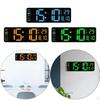 LED Electronic Clock with Time Date Week Temperature Display Silent for Cafe