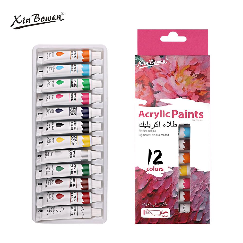 

9 мл Акриловый пигмент для студенческого искусства, граффити, живописи, DIY пигмент, ручная роспись стен, 12 цветов