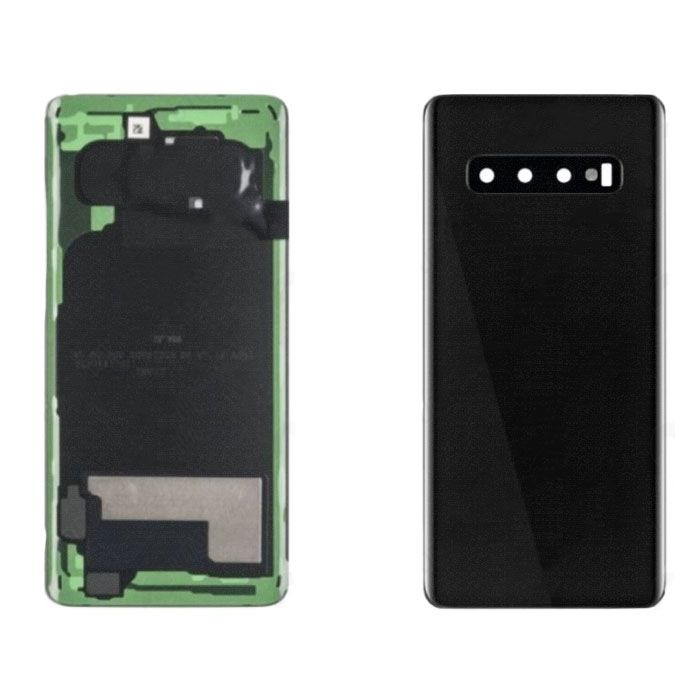 Cache batterie vitre arrière - SAMSUNG - Galaxy S10 G973F - Noir