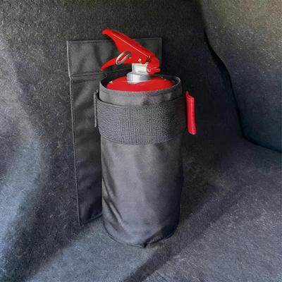 Car Fire Extinguisher Organizer Durable Trunk Storage Bag and Seat Back Bracket for Storing Fire Extinguishers In Vehicles