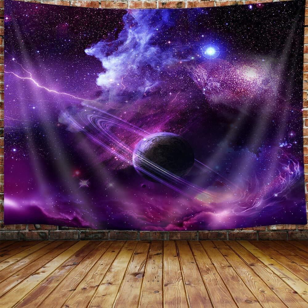 Tapestry of space planets galaxy large size 75x100