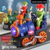 Electric Steam Train Toy with Lights & Sound Simulation for Kids