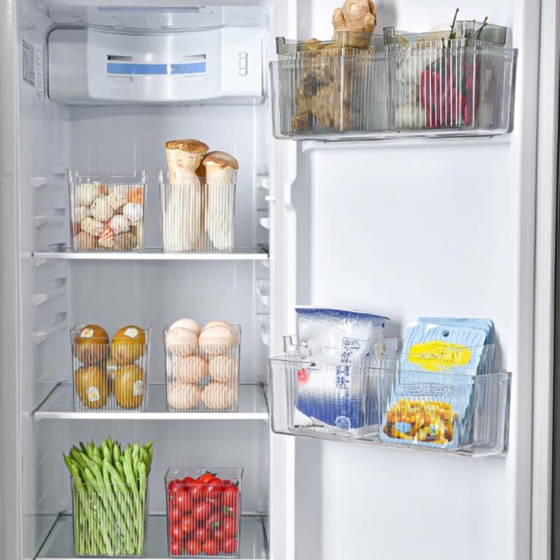 Food Storage Box to Keep Fresh-Vegetable Fruit Meat Kitchen Storage Bin-Case