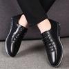 Herrenschuhe aus Leder zum Schnüren Hochwertige Herrenschuhe Lässige tägliche trendige Sneakers Herren Schwarz Bequemes Schuhwerk große Größe 51 52 53