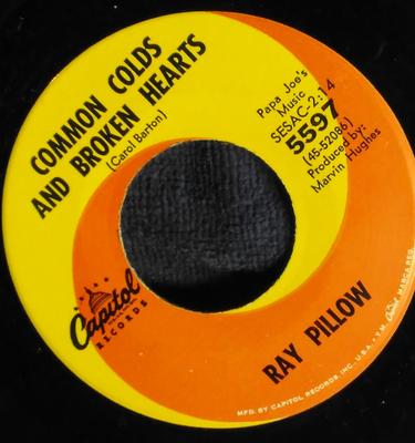 7palcová deska RAY PILLOW - You've Got A Good Thing Going 5597 Capitol Records 1966 US Folk Použitá