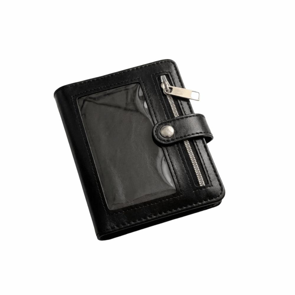 Multi-functional PU Leather Binder Notebook Portable 5-Ring Loose-Leaf Journal Office Use Style A