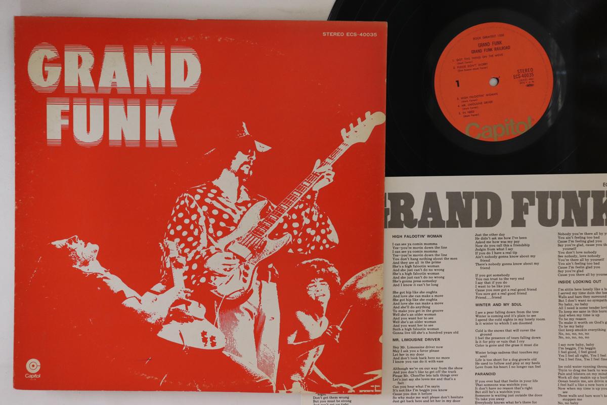 

LP Пластинка GRAND FUNK RAILROAD - Grand Funk ECS40035 CAPITOL 1978 Япония Рок