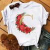 Custom Name Letter Combination Women's High Quality Printing Women Clothing Tops Goth Graphic T Shirts Kawaii Clothes Tee