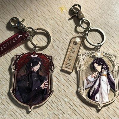 Módna Anime Heaven Official'S Blessing Kľúčenka Tian Guan Ci Fu Hua Cheng Xie Lian Kľúčenka Akrylový Prívesok Dekorácia Tašky Darček