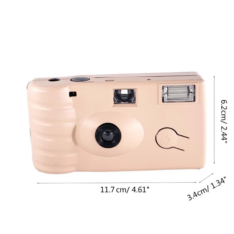 Disposable Camera with 17 Sheets of Film Flash Power Single Use Once Take Pictures Tool Capture Memorable Moment