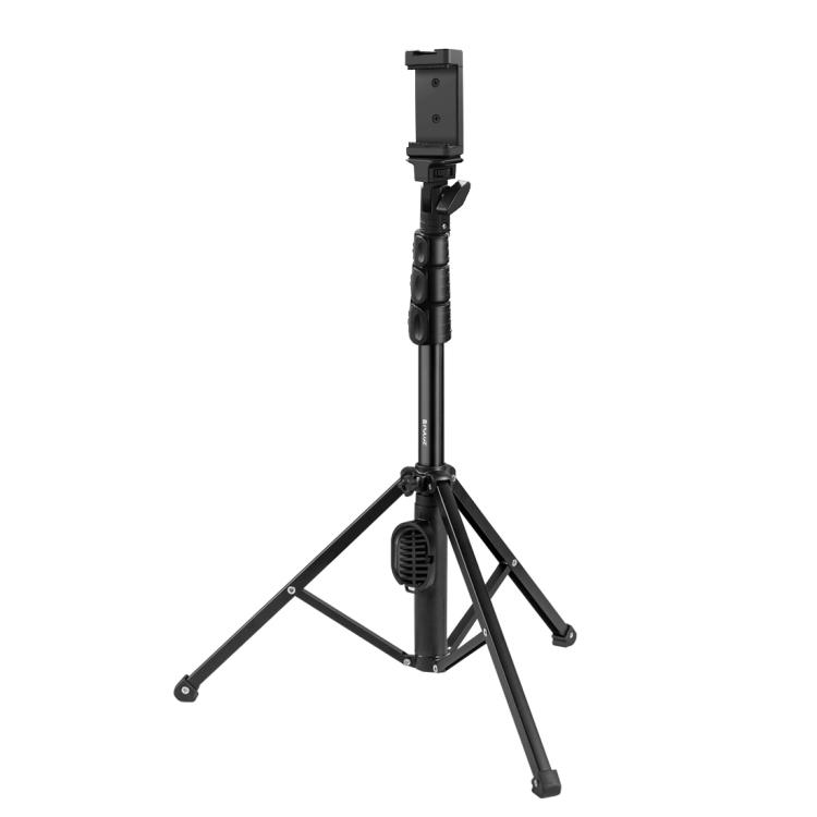 Price PULUZ Shutter Remote Selfie Stick Tripod Mount Holder for Vlogging Live Broadcast чёрный