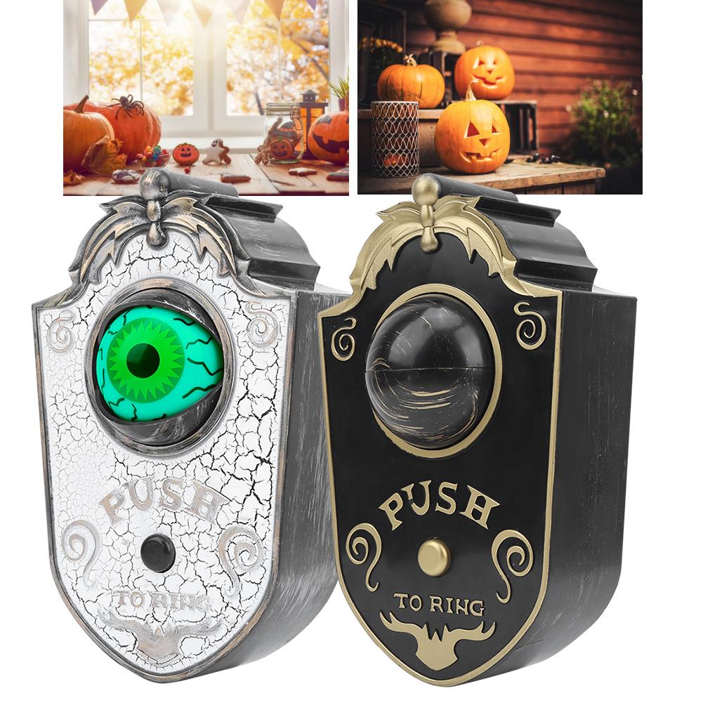 Halloween OneEyed Doorbell Decoration Door Hanging Doorbell Eyeball with Sound
