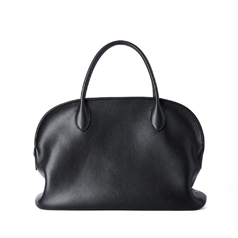 Vielseitige Umhängetasche aus echtem Leder Retro Muschel Tragetasche Damen Einzelschultertasche