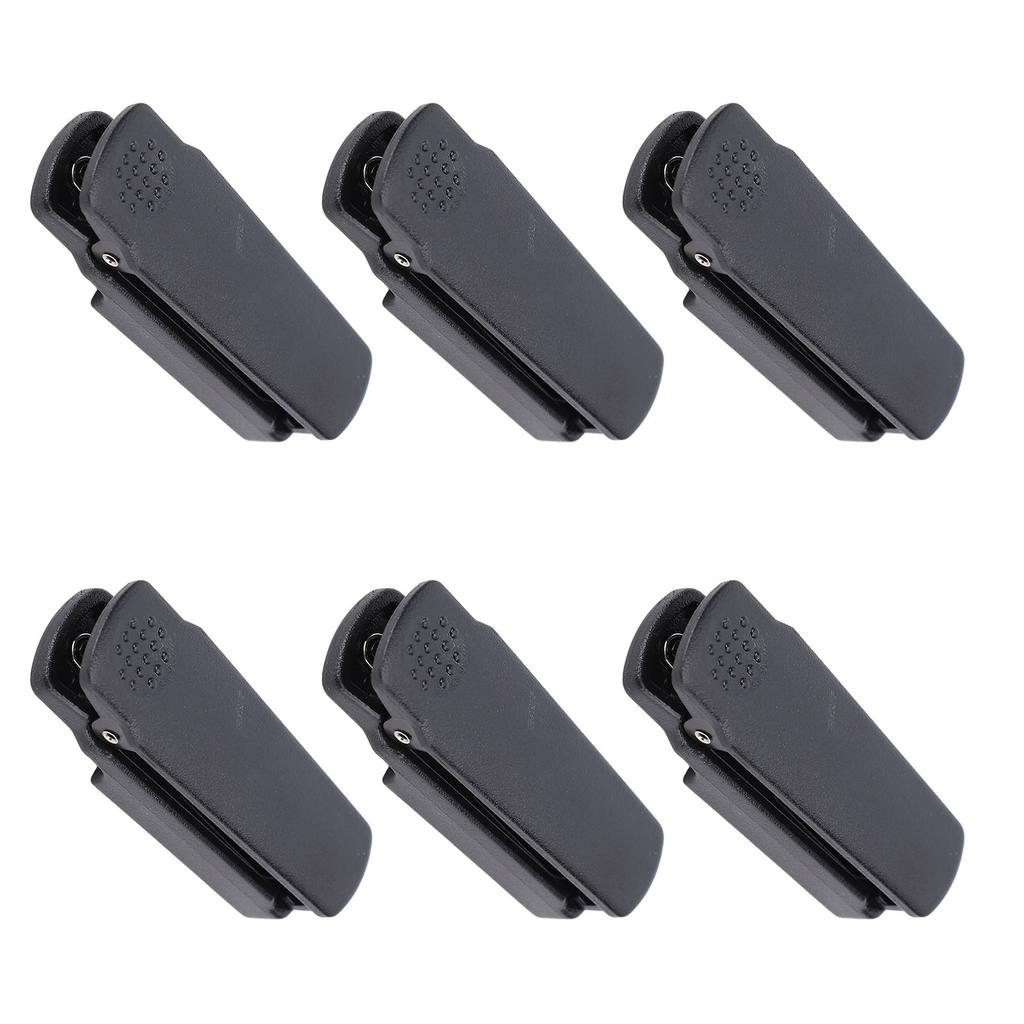 6Pcs 2 Way Radio Belt Clip Portable Sturdy Easy Installation Replacement Belt Clip for UV-XR BF-A58