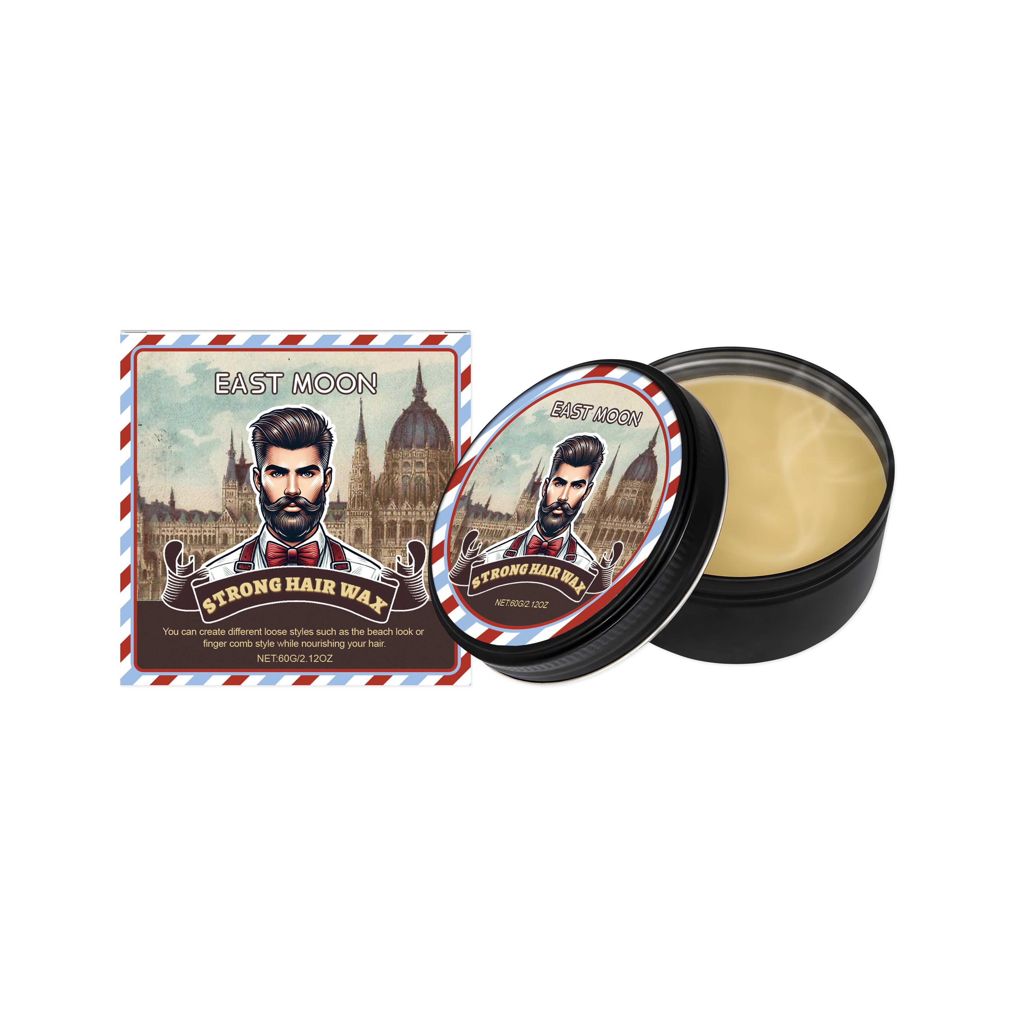 Воск для укладки волос: Питательный моделирующий воск для контроля пушистости, уменьшения объема и укладки волос 60g