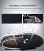 New Cross Men's Casual Non-slip Wear-resistant Slip-on Cloth Shoes for Middle-aged and Elderly
