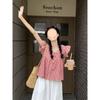 Urban Style Girl Shirt With Polyester Fabric And Loose Fit For Summer Wear