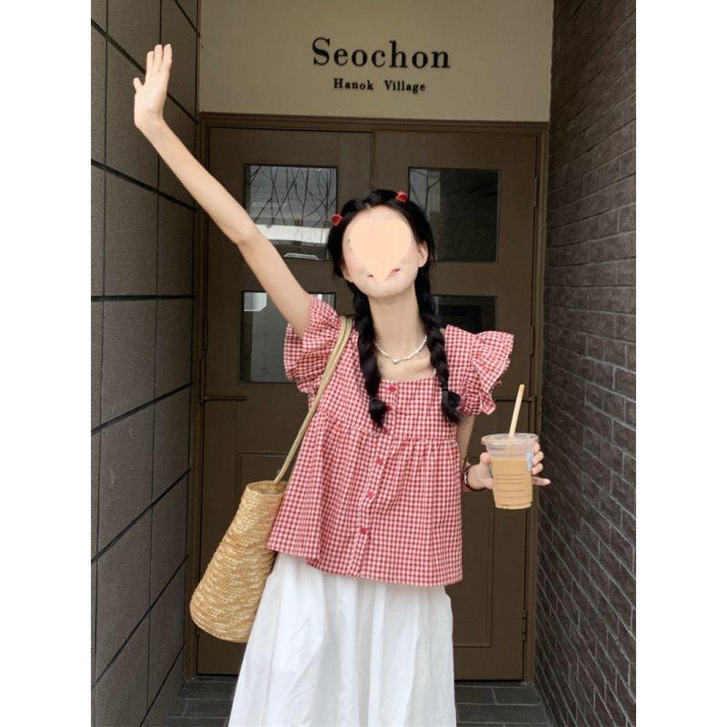 Urban Style Girl Shirt With Polyester Fabric And Loose Fit For Summer Wear