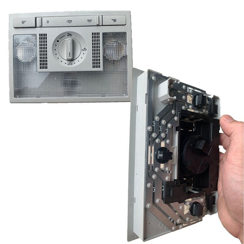 Durable-Car Front Console Roof Reading Light 6Q0947613A For VW Polo 9N Touran 02-10 Seat Leon Altea Dome Light Ceiling Lamp