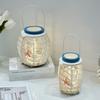 Creative LED-Illuminated Mediterranean Ocean-Style Home Night Lantern String Display, Personalized Indoor Bedroom Decoration