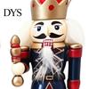 Handmade Solid Wood Soldiers 5Pcs Christmas Wooden Nutcracker Ornaments, Soldier Figurines with Hanging Rope, Collectible Nutcrackers Classic Pendants