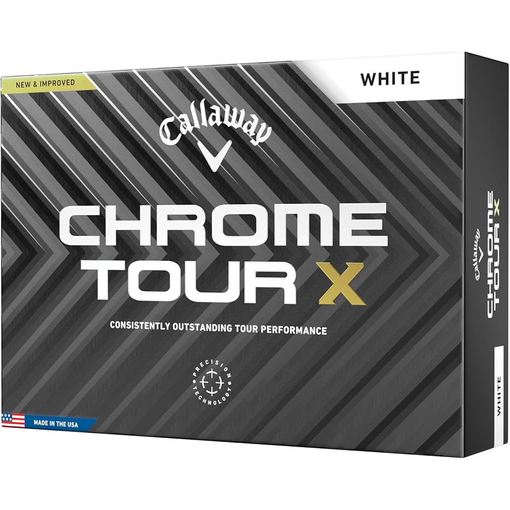 Callaway Chrome Tour X Golf Balls 24 Pack 4-Piece Structure White