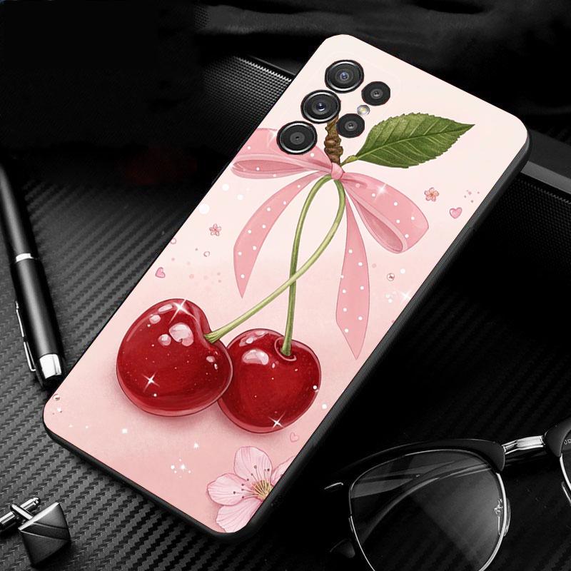 Phone Case For Samsung Galaxy S25 S24 S23 S22 S21 Ultra S24 S23 S22 S21 S25 Plus S24 S25 FE Lemon Strawberry Watermelon