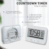 User Friendly Shower Clock With Timer Temperature Display Reliable Waterproofing Shower Clock For Everyday Display
