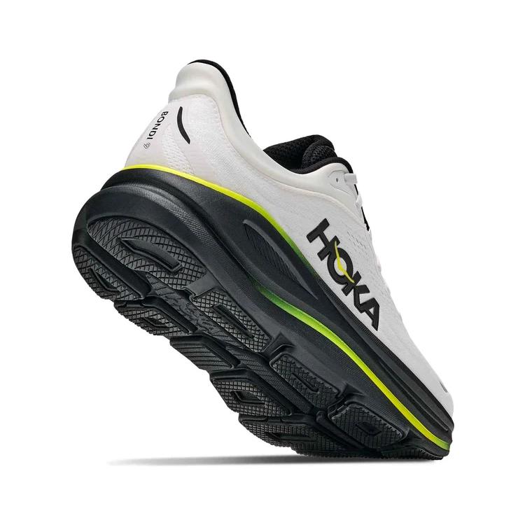 HOKA Bondi 9 White Citrus Men Sneakers 1162011-WTCT