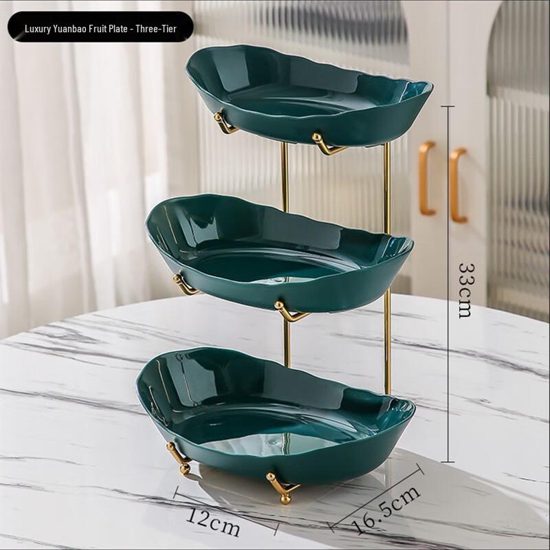 Light Luxury Multi-layer Fruit Plate