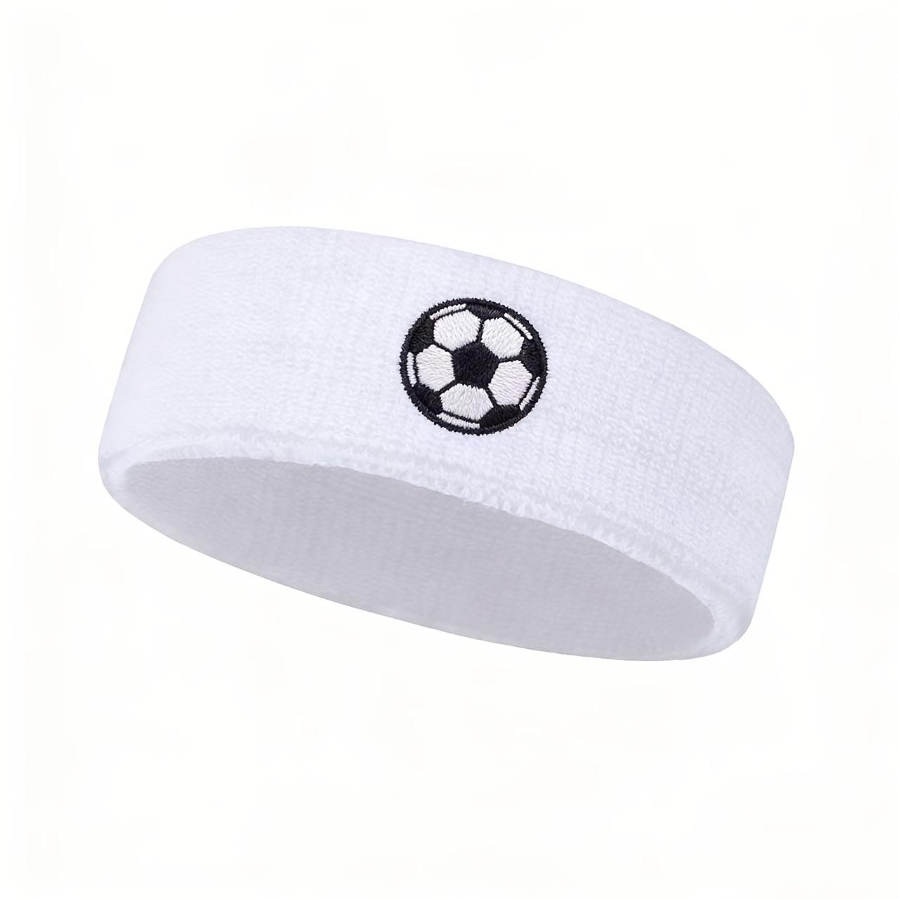 

Cartoon Sports Headband ,High Elastic Sweatband for Basketball Running Soccer Fitness, Polyester Knit Sweat Absorbing Headband белый