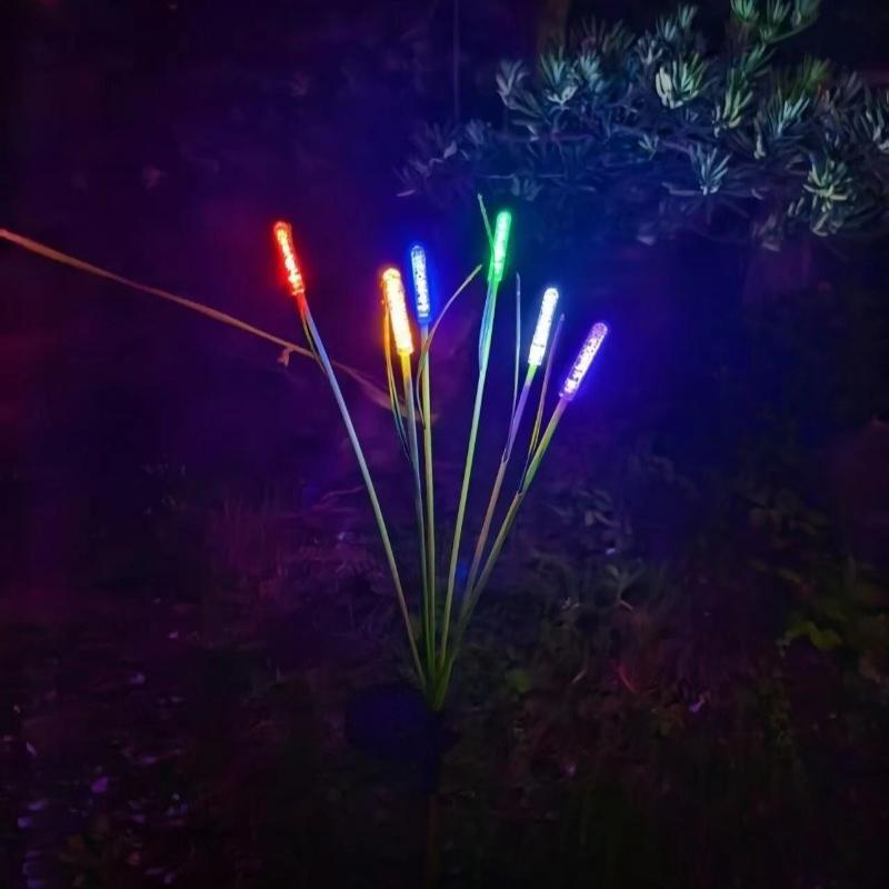 LED Solar Schilf Hofleuchte Außen Wasserdicht Schwingende Dekorative Leuchte Außen Landschaftsbeleuchtung Atmosphäre Hof Ligh
