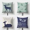 Creative Elk Cushion Covers Deer Pillowcases In the Forest Square Sofa Pillowcases Home Decor Pillowcases