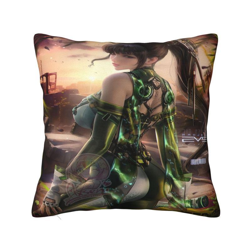 Custom Korean Action Adventure Game Stellar Blade Cartoon Pillow Covers Home Decoration Nordic Cushion Cover Square Pillowcase