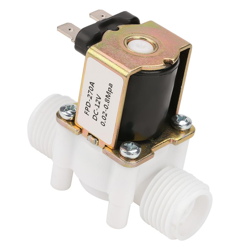 12V G12" NC Plastikowy zawór elektromagnetyczny wlotu wody do dozowania wody