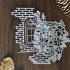 Window Floral Shape Die Cut Metal Embossing Stencils Carbon Steel Cutting Die Scrapbooking Die for Card Making Journal