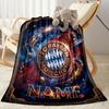 Bayern Munich Dreams Personalized Name Blanket Throw Customizable Blanket Durable Comfort Suitable for Bedding Sofa Living Room Picnics
