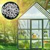 50 Stück Aluminium Muttern Set Gewächshaus Rostfreie Muttern für Terrasse Gewächshaus Zubehör