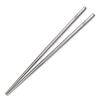 TITECOUGO Ultra-Lightweight Titanium Chopsticks for Outdoor Camping, 23cm Square, Perfect for Camping, BBQs, Cooking, and More. Non-Slip, Portable, Sa
