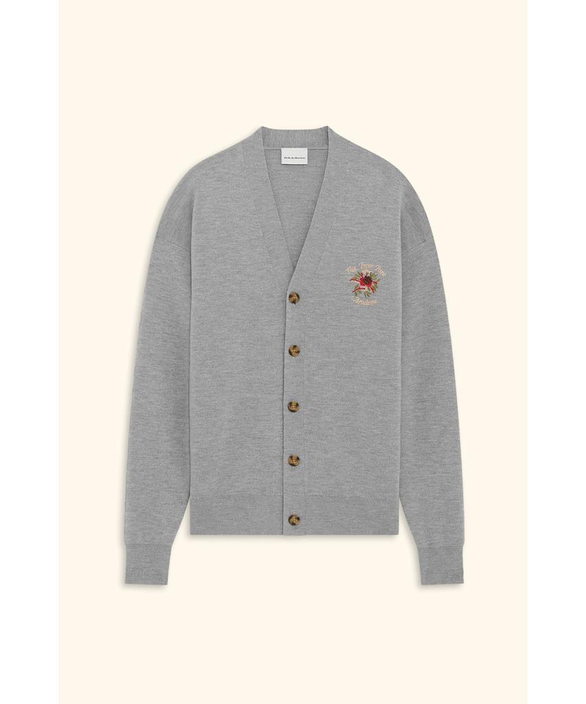 Drole De Monsieur Le Cardigan Slogan Rose D0Wcw25261Gyl