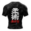 3D tisk Pánské rychleschnoucí prodyšné sportovní tričko Outdoor Street Jiu-jitsu Boxerský tým Tréninková uniforma Krátký rukáv Oblečení Vrchol