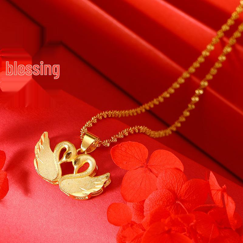 

Ожерелье-подвеска «Лотос и мандариновая утка, рябь на воде»: Роскошные женские украшения, не тускнеющие со временем