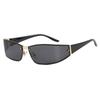 YK frameless riveted sunglasses new technology street show sunglasses fashion European and American sunglasses