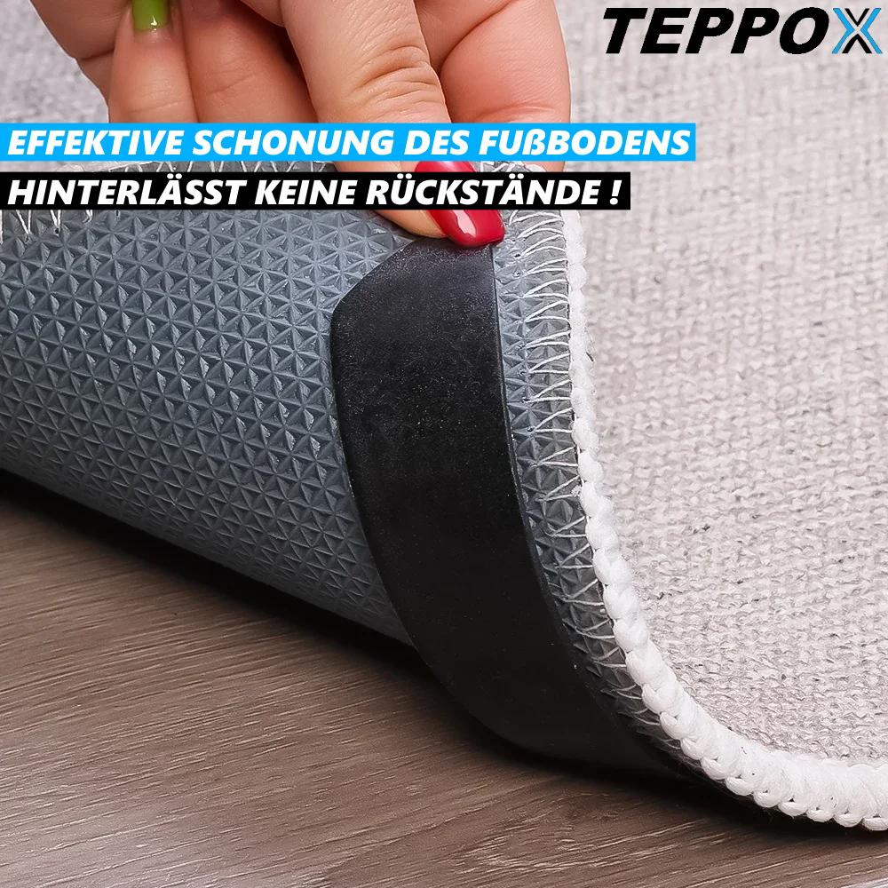 TEPPOX Carpet Stopper Anti-Slip Stickers Stopper Pads Carpet Grippers [4 Pack]