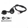 Motorrad USB Ladebuchse Motorrad Zubehör Praktischer Stromversorgungsadapter für XSR900 MT-09