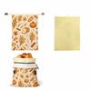Reusable Beeswax Bread Bags Beeswax Coated Large Capacity Sourdough Bread Bags Freshness Preservation Lock Closure
