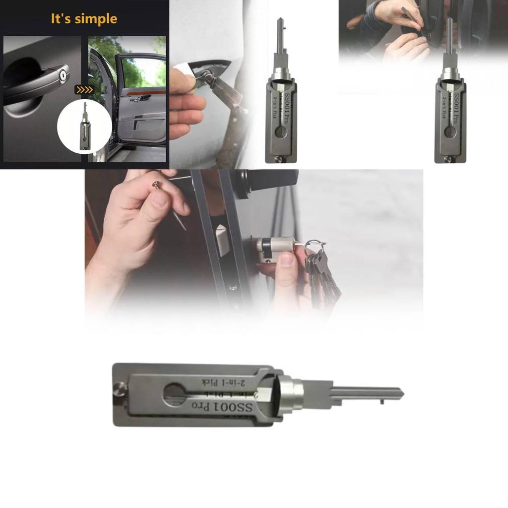 Lishi Ss001 Sc1 Kw1 Přesný Manuální Nástroj Dva v Jednom Opravná Sada Pro Automobilové Použití