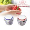 Chrome Plated Bathroom Supplies Kitchen Accessories Faucet Cover Hot & Cold Tap Head Faucet Handle